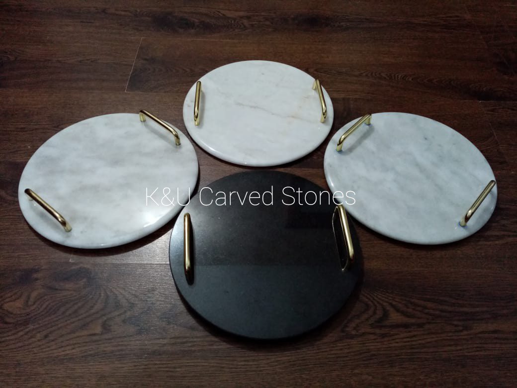 White Marble Serving / Decor Tray - Image 5