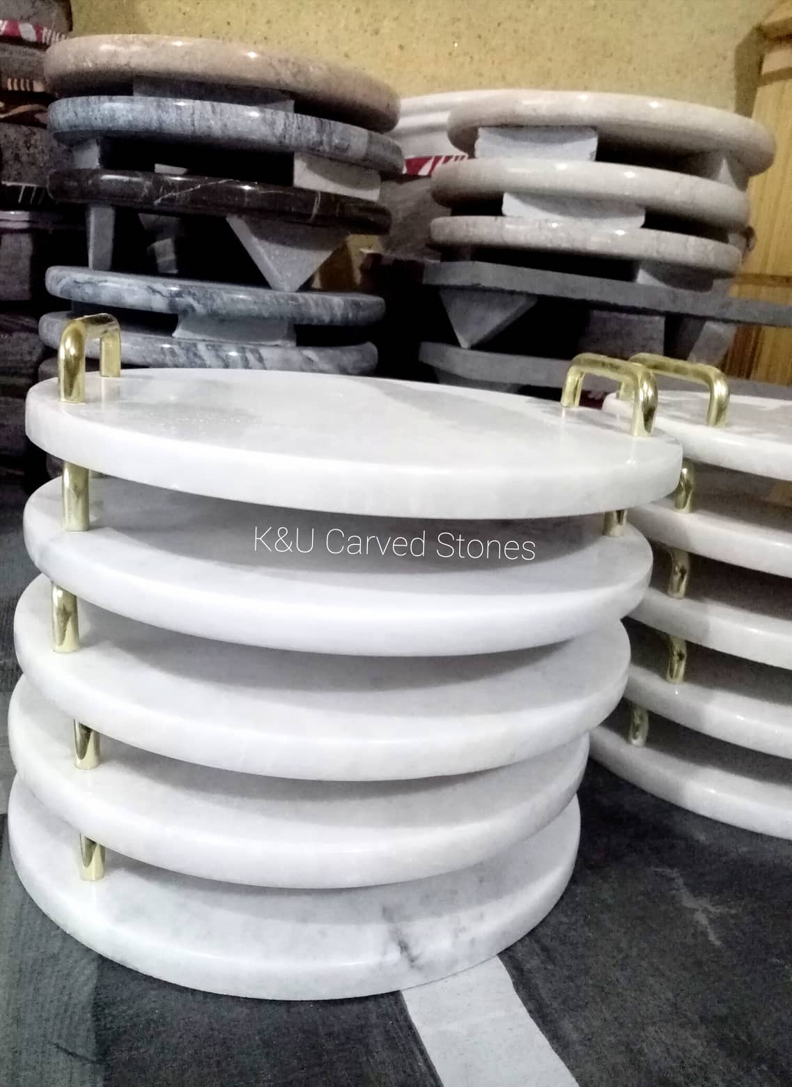 White Marble Serving / Decor Tray - Image 11