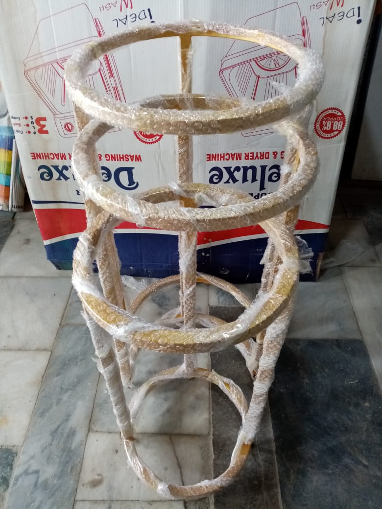 Iron Table Set with Marble Top - Image 5
