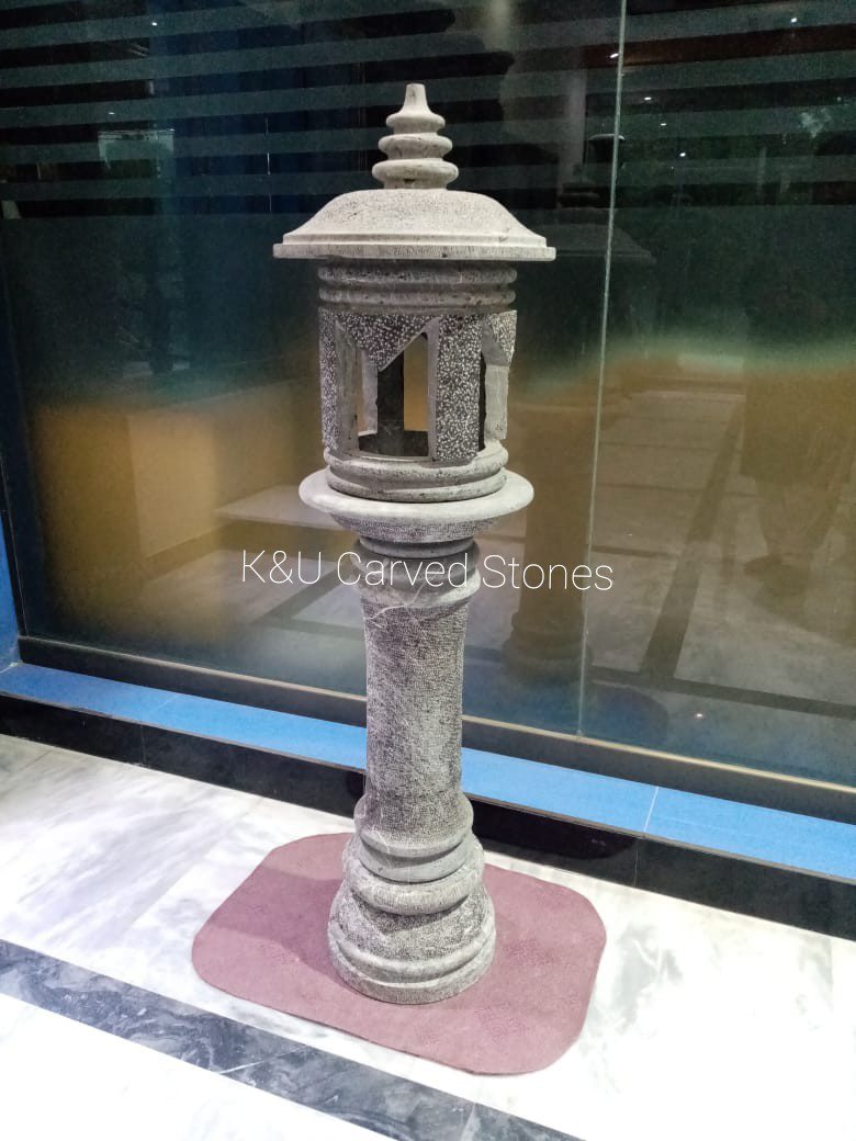 Natural Stone Garden Light Lamps
