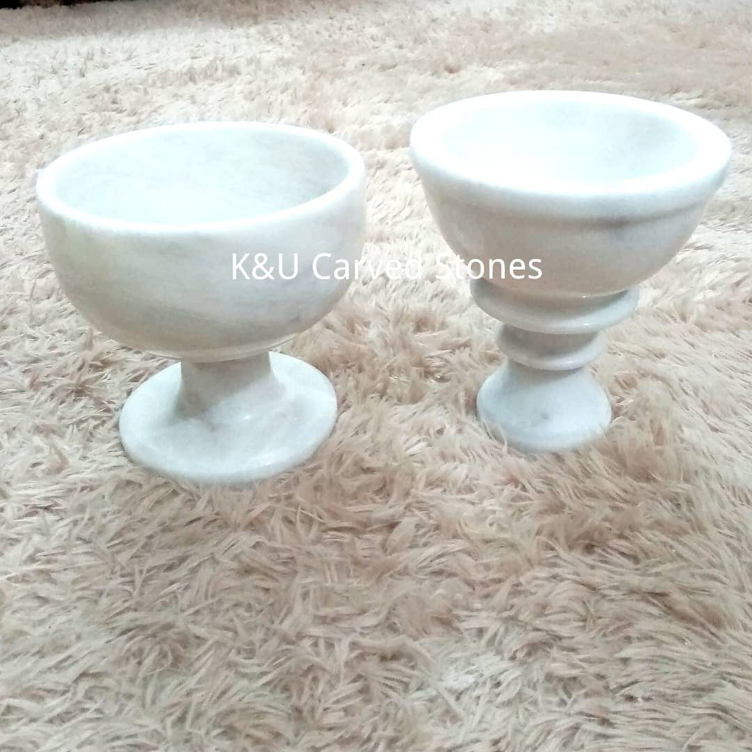 Natural White Marble Candy Bowl (1) - Image 3
