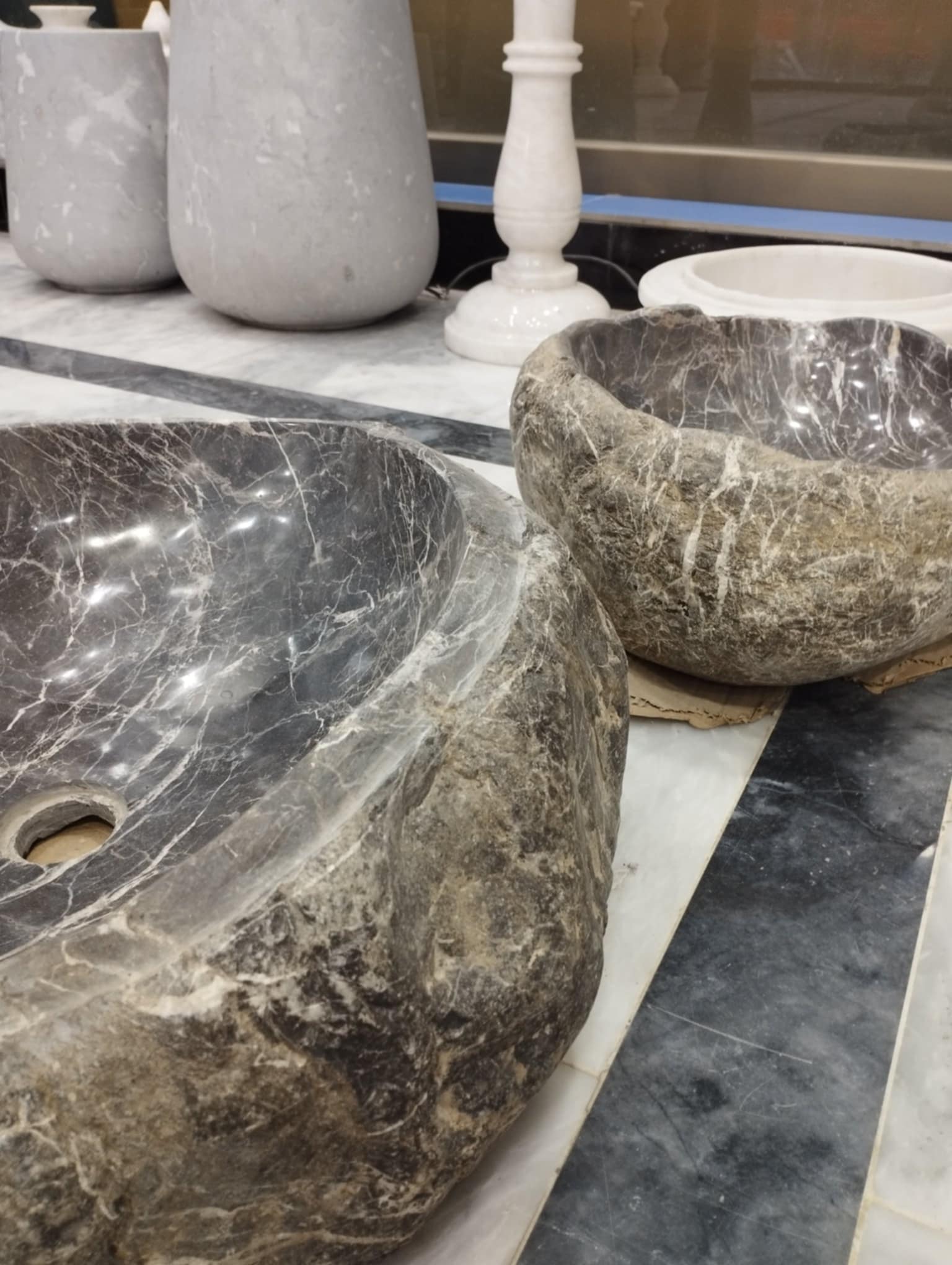 Natural River Stone Vanity