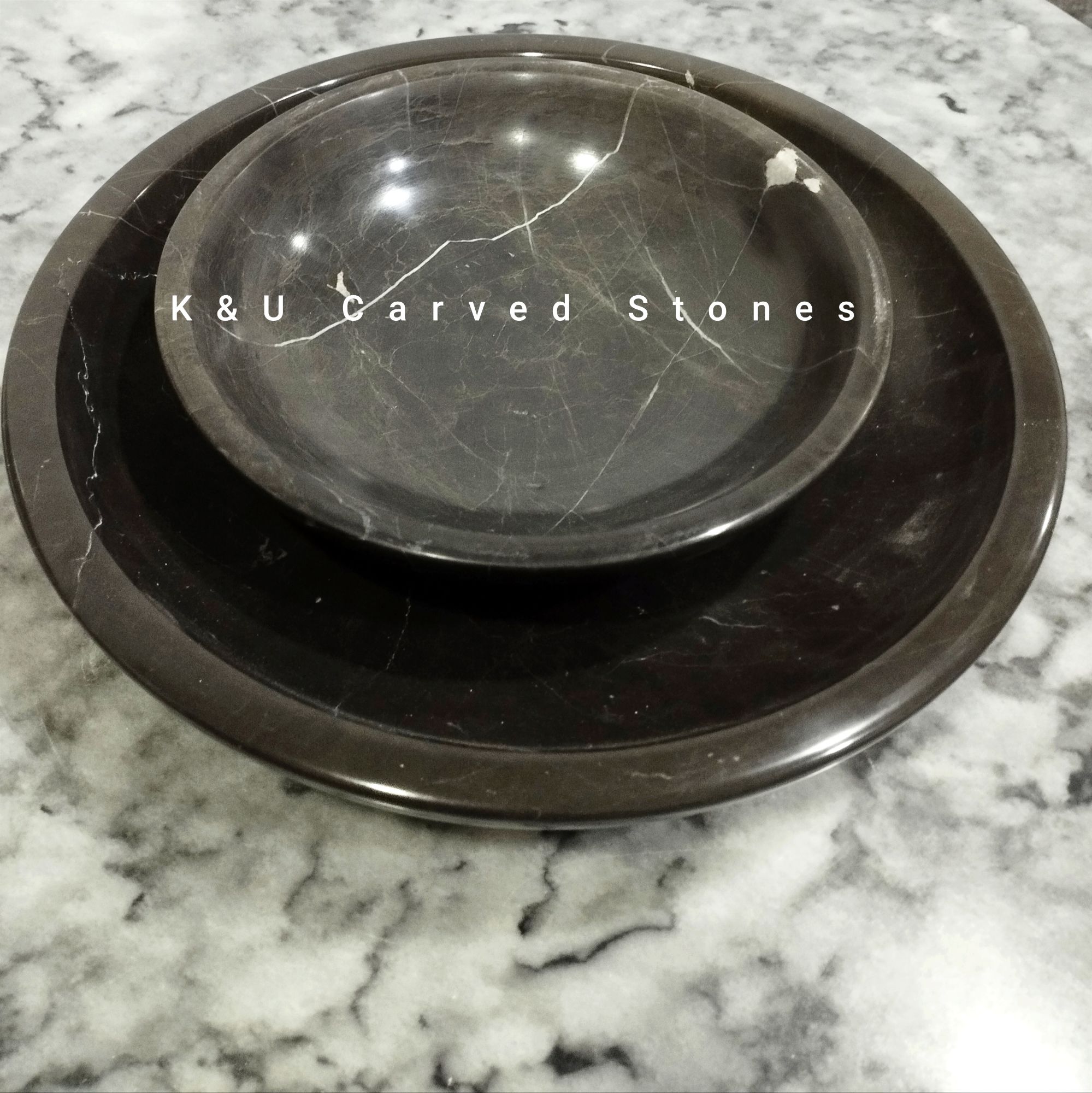 Versatile Natural Stone Pasta Bowl