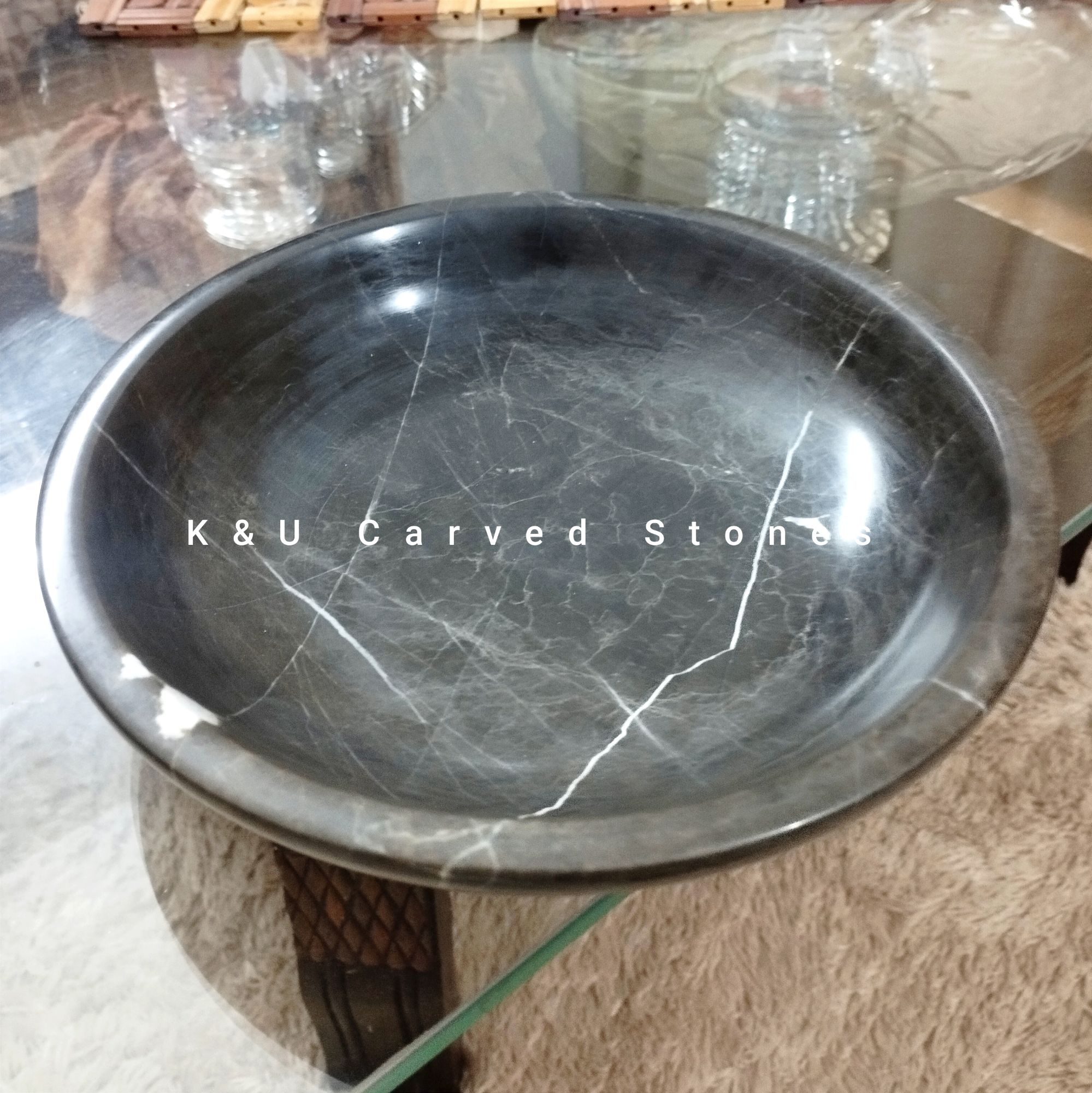 Versatile Natural Stone Pasta Bowl