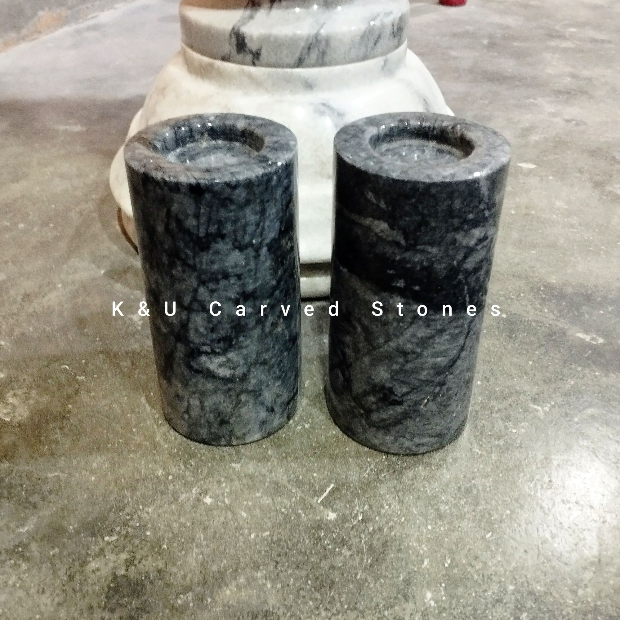 Enchanting Fairy Candle Marble Holders