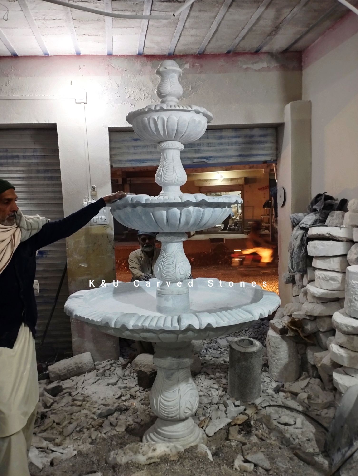 Luxury Marble Crafted Water Fountain