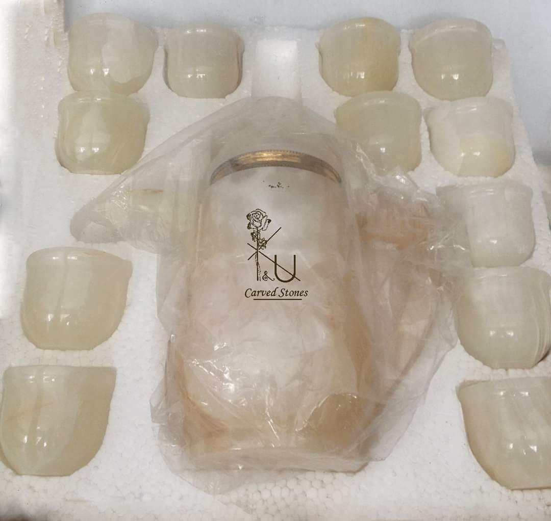 Onyx Marble Gava Set