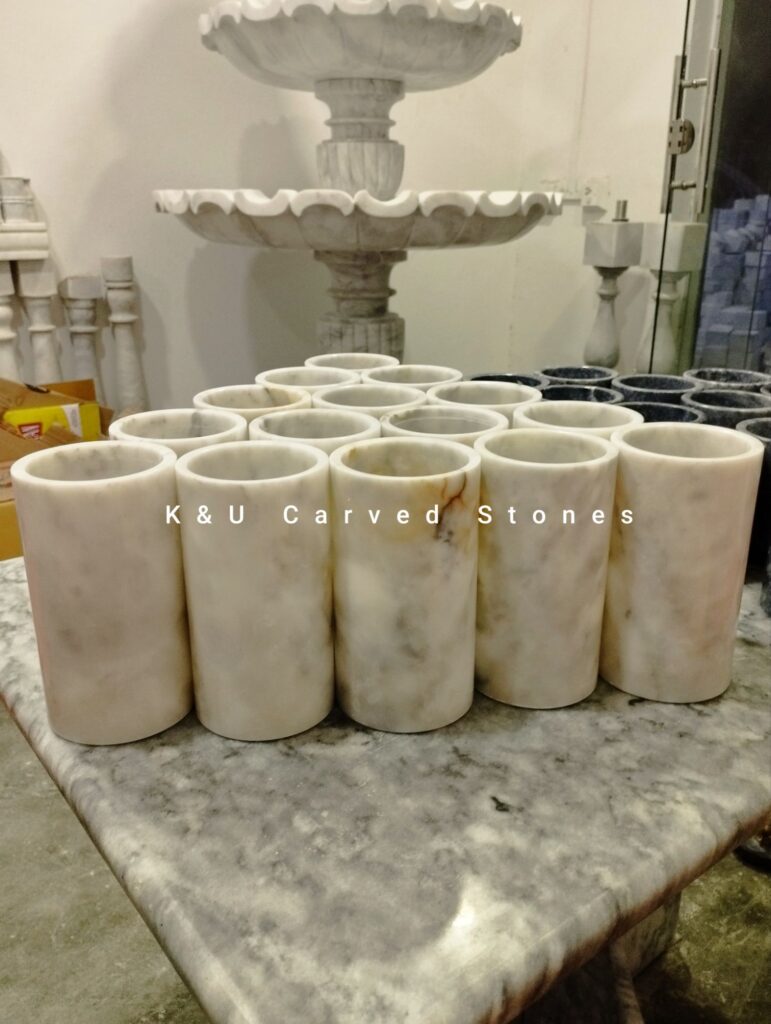 Bulk Supplier Natural Marble Containers - K&U Carved Stones