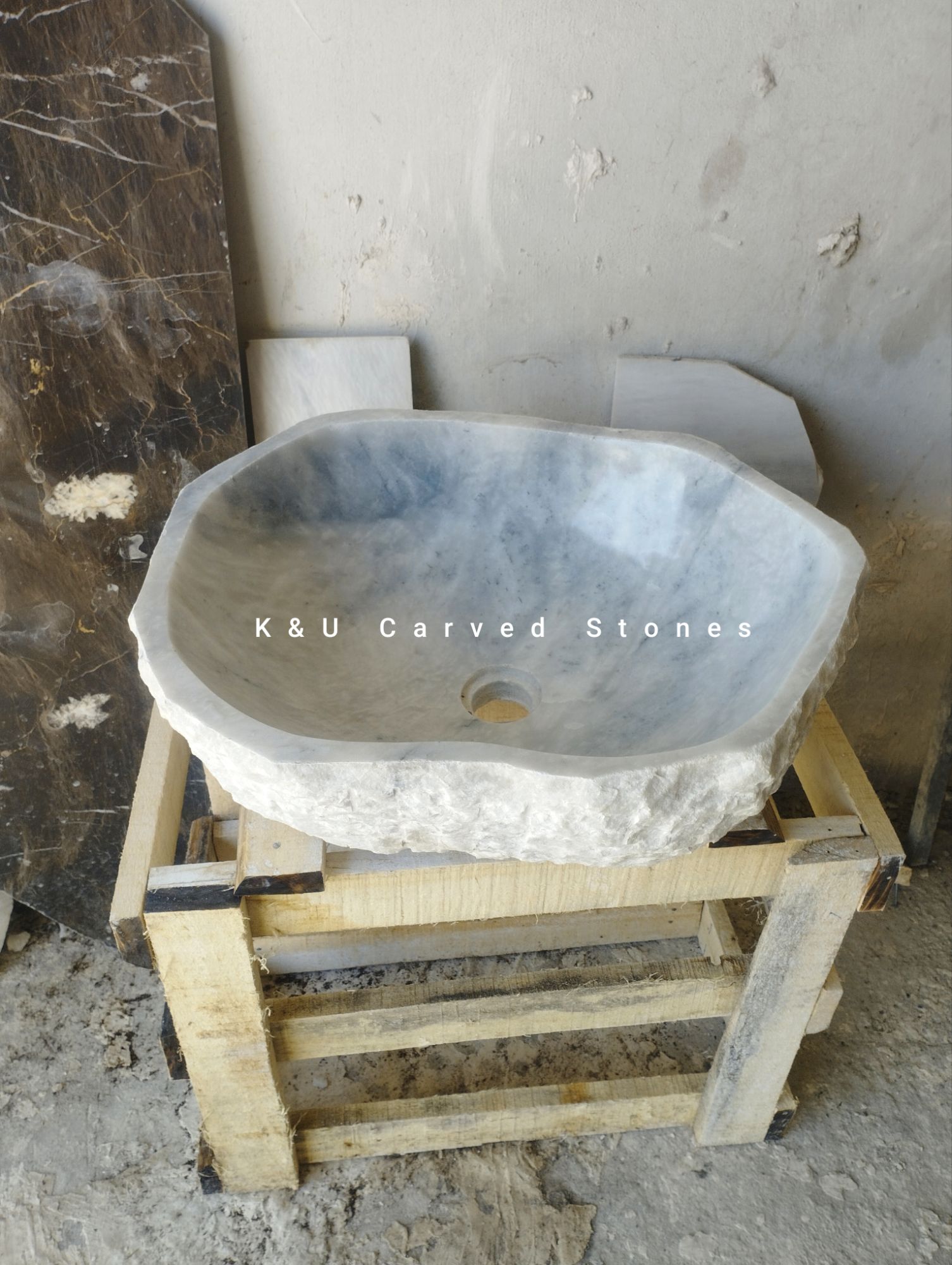 Rustic Marble Bathroom Sink