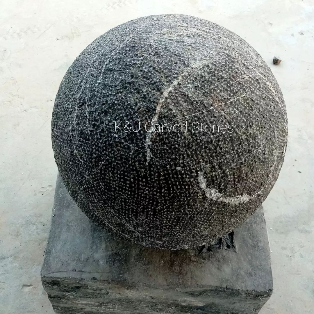 Limestone Sphere for Home Decor