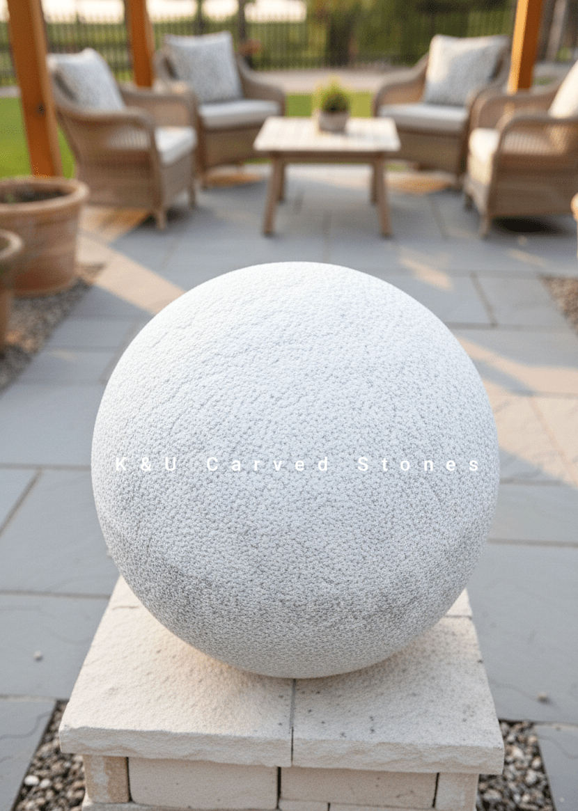 Marble Sphere for Patio