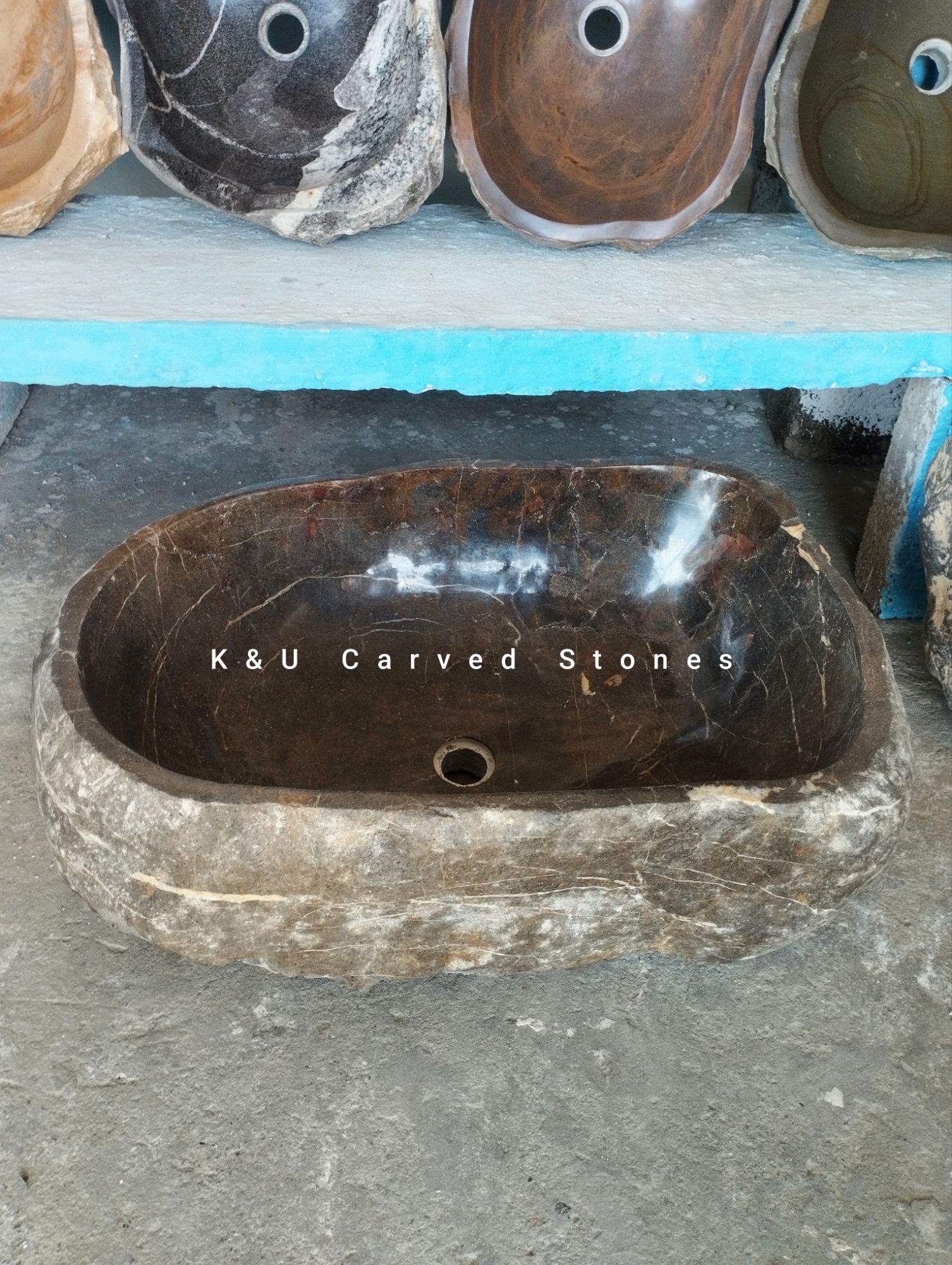 Natural Stone Vessel bathroom Sinks pakistan