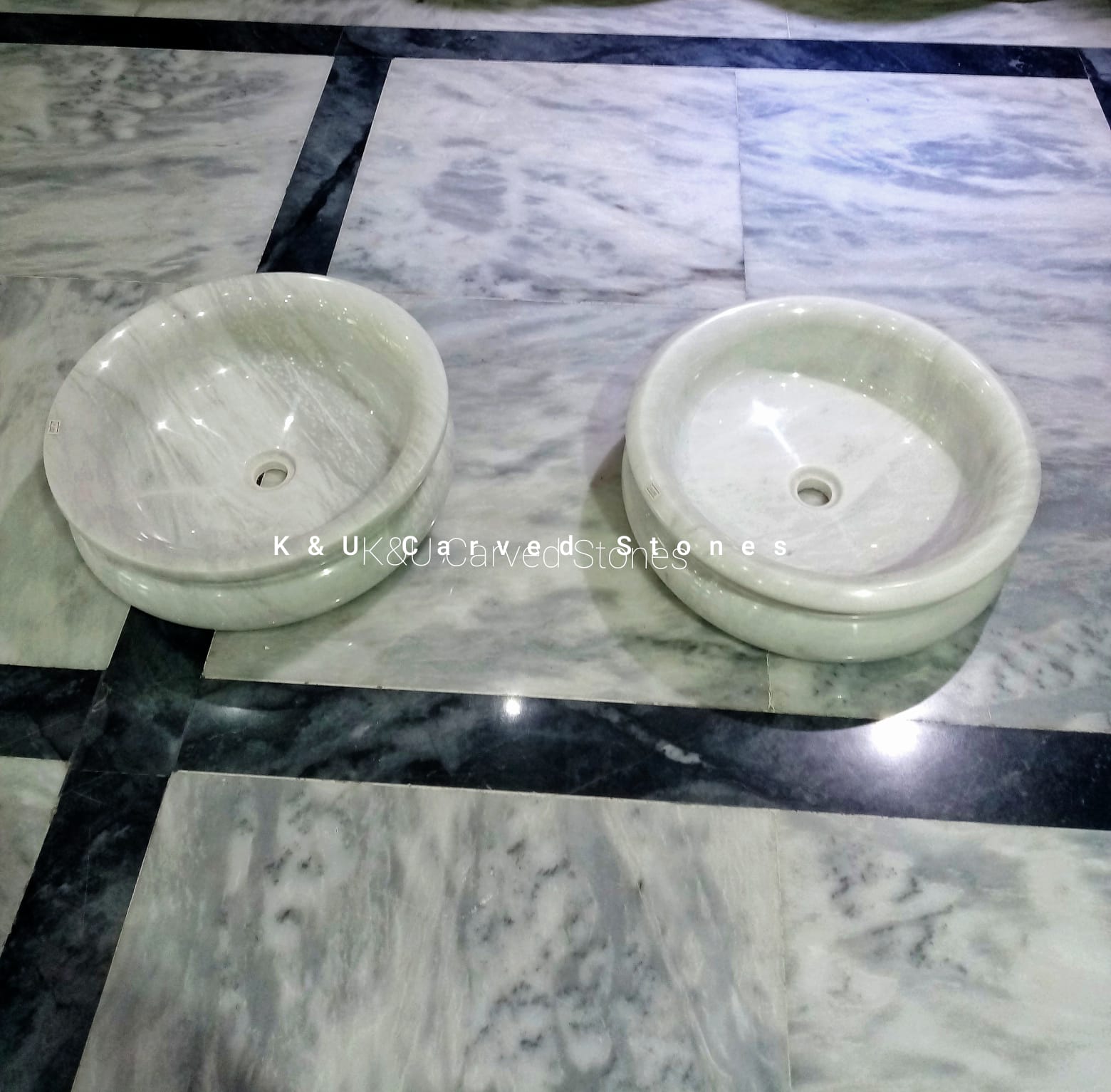Modern marble sink bowl design